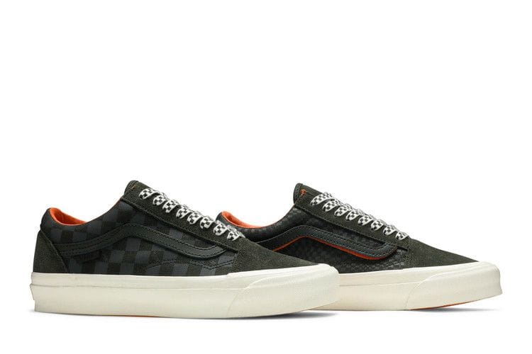 Porter-Yoshida & Co. x Vans OG Old Skool LX Green Floral Checkerboard