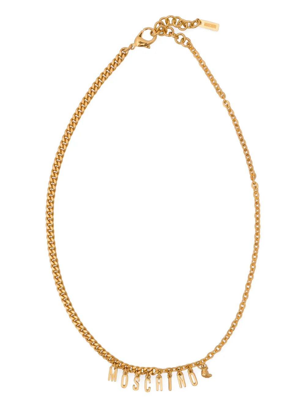 logo-lettering necklace