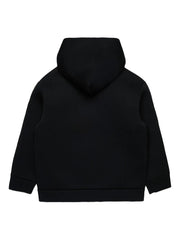 logo print hooded jacket