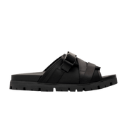 Prada Buckled Slide Black