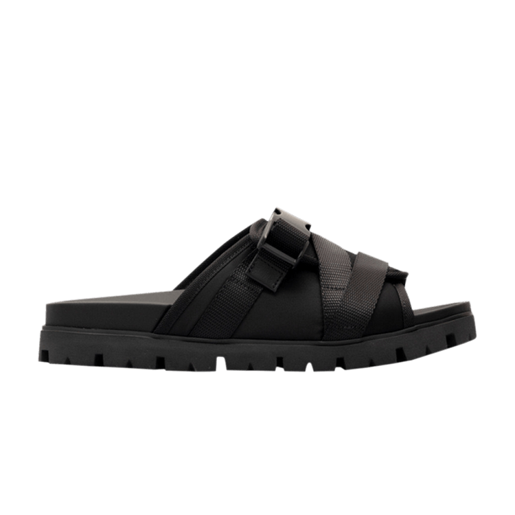 Prada Buckled Slide Black