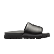 Prada Padded Nappa Leather Slide Black
