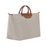 Longchamp Le Pliage Original M Handbag Pebble - Recycled canvas