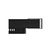Whoop 5.0 Leatherluxe Tapered Black with Titanium Band (12 Month Peak Subscription Included)