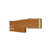Whoop 5.0 Leatherluxe Tapered Camel with Gold Band (12 Month Peak Subscription Included)