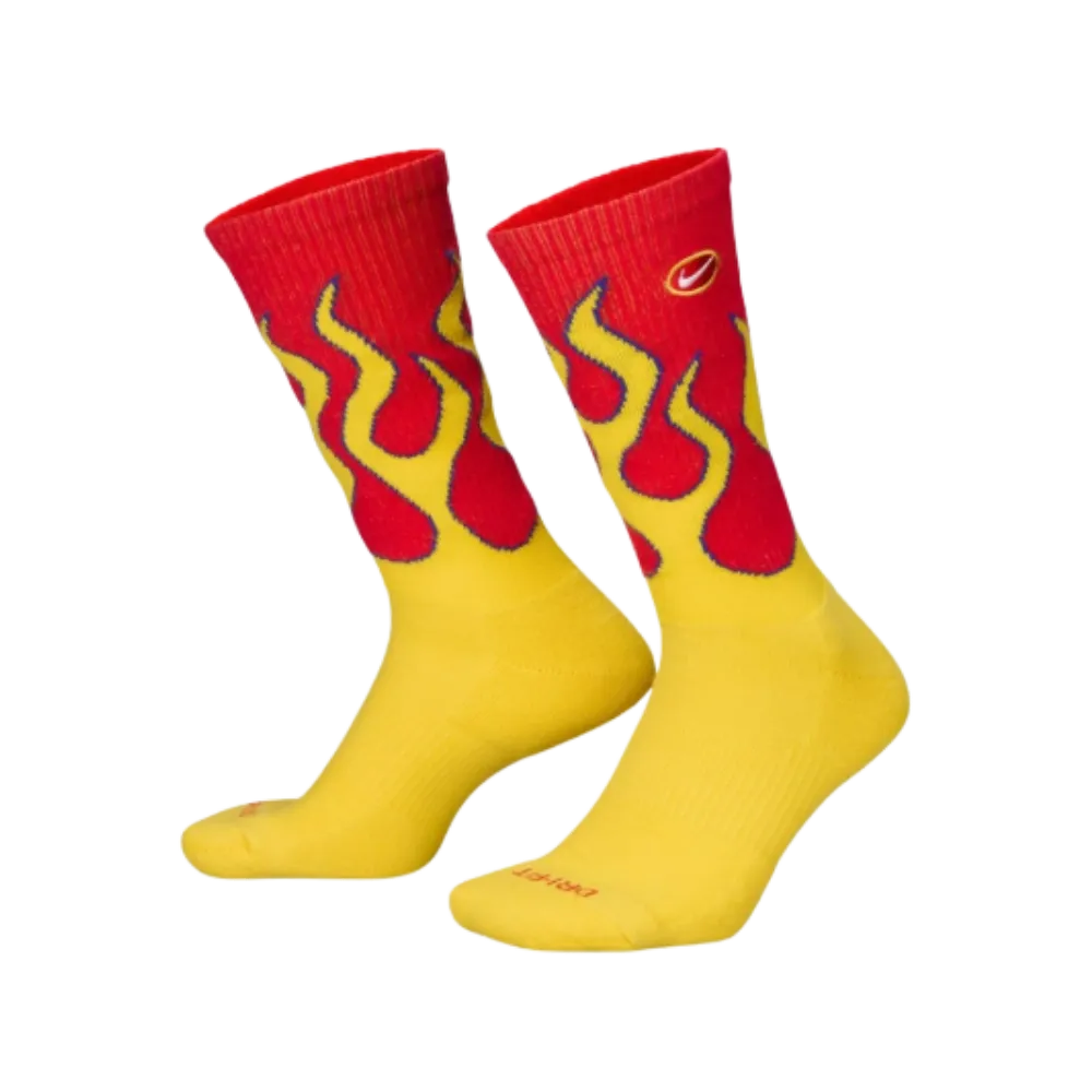 Nike Everyday Plus Crew Socks OG Flame Yellow
