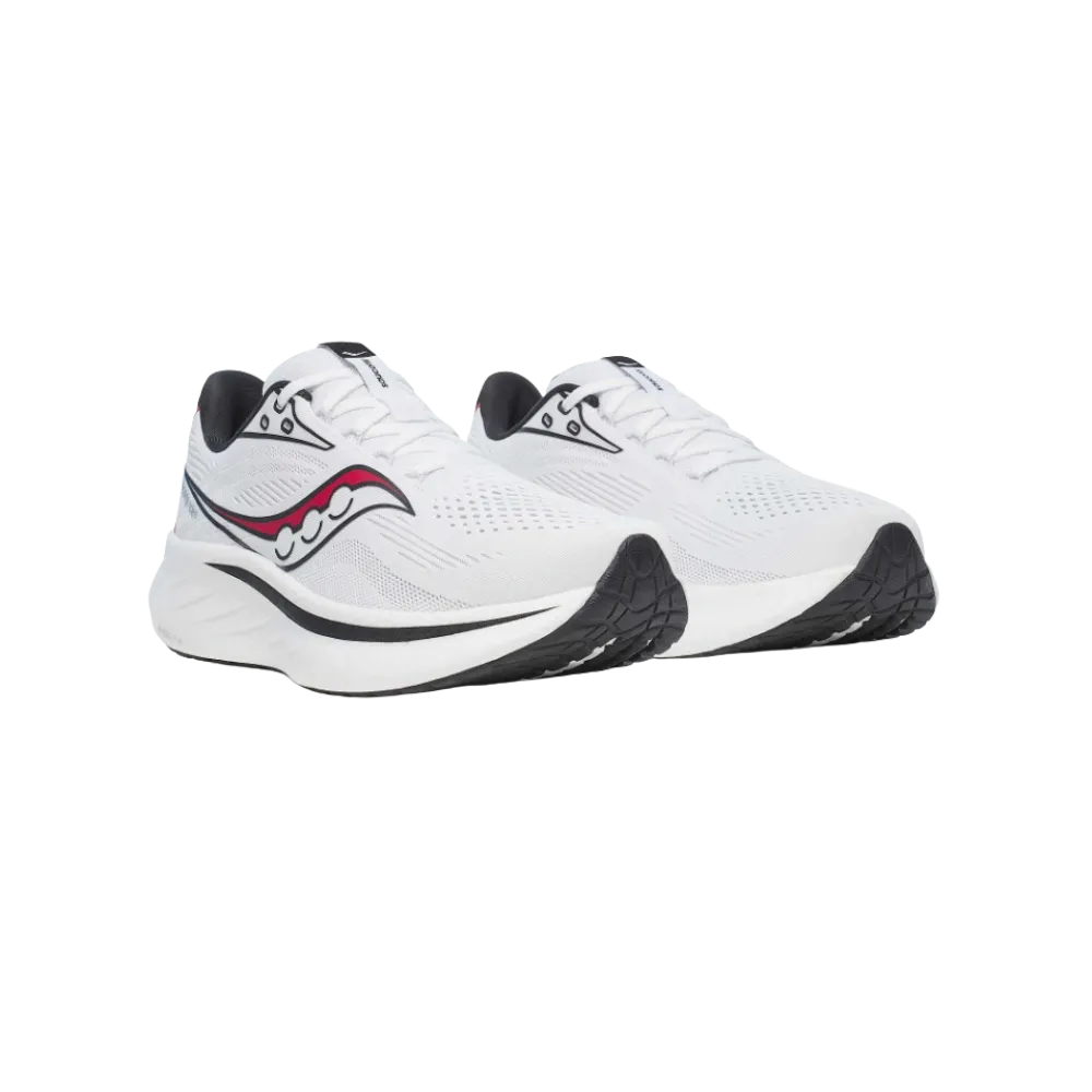 Saucony Ride 18 White Black