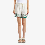 PUMA THE FAIRGROUNDS TERRY BASKETBALL SHORTS { FROSTED LVORY