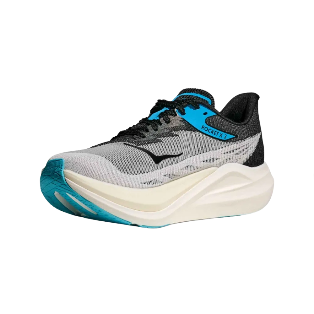 Hoka Rocket x 3 White/Black
