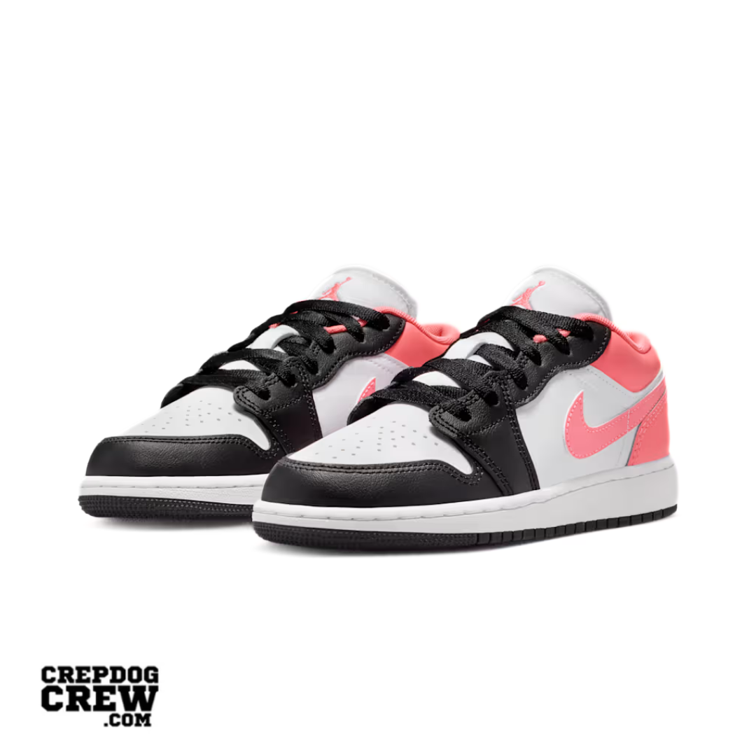 Jordan 1 Low Black Pink Gaze (GS)