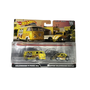 Hot Wheels Premium Car Culture Volkswagen T1 Panel Bus & Beetle 2-Pack Set