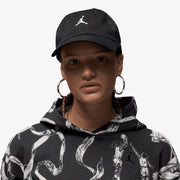 Jordan UNSTRUCTURED CURVED-BILL HAT { BLACK
