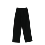 Embossed Textured Jersey Palazzo Trousers