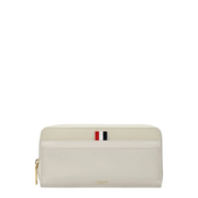 Wallets Leather Ivory In Beige