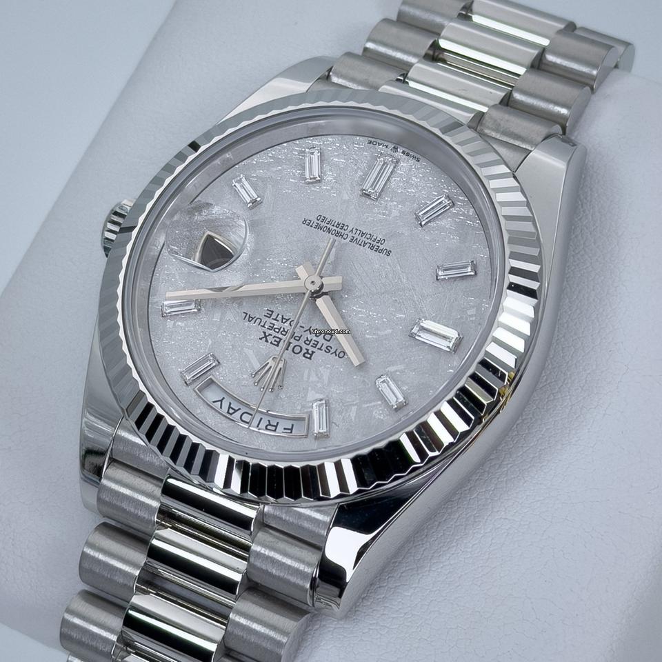 Rolex | Day-Date | 228236 | Platinum | 40 mm | Platinum | Meteorite | Automatic