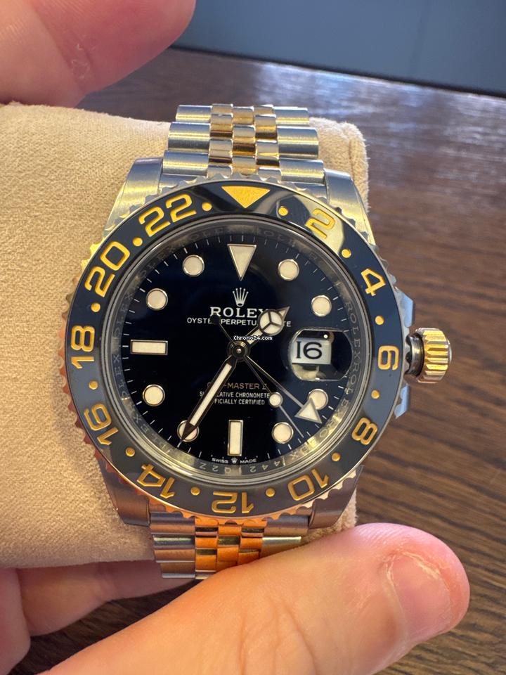 Rolex | GMT-Master II | 126713 | Steel | 40 mm | Gold/Steel | Black | Automatic