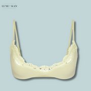 SKIMS Fits Everybody lace-trimmed stretch-woven bra