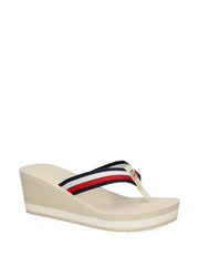 68mm Corporate wedge platform sandals