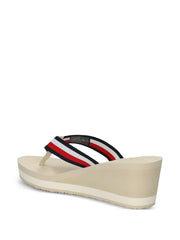 68mm Corporate wedge platform sandals