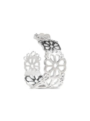 Flower Lace hoop earrings
