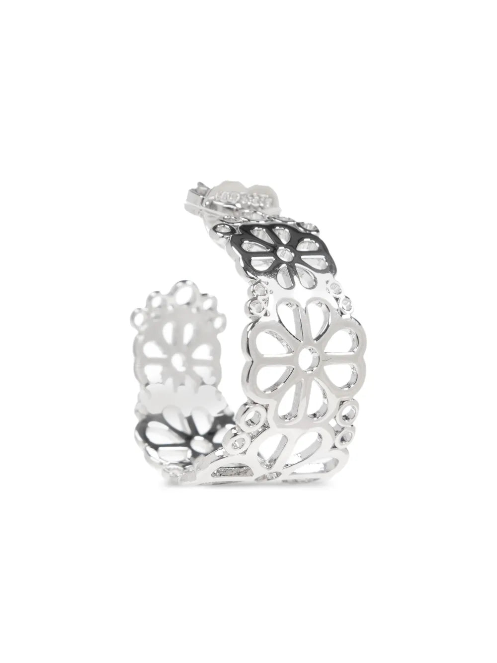 Flower Lace hoop earrings