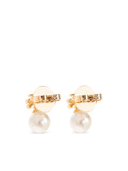 Pearl stud earrings
