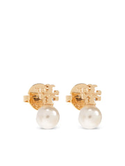 Pearl stud earrings