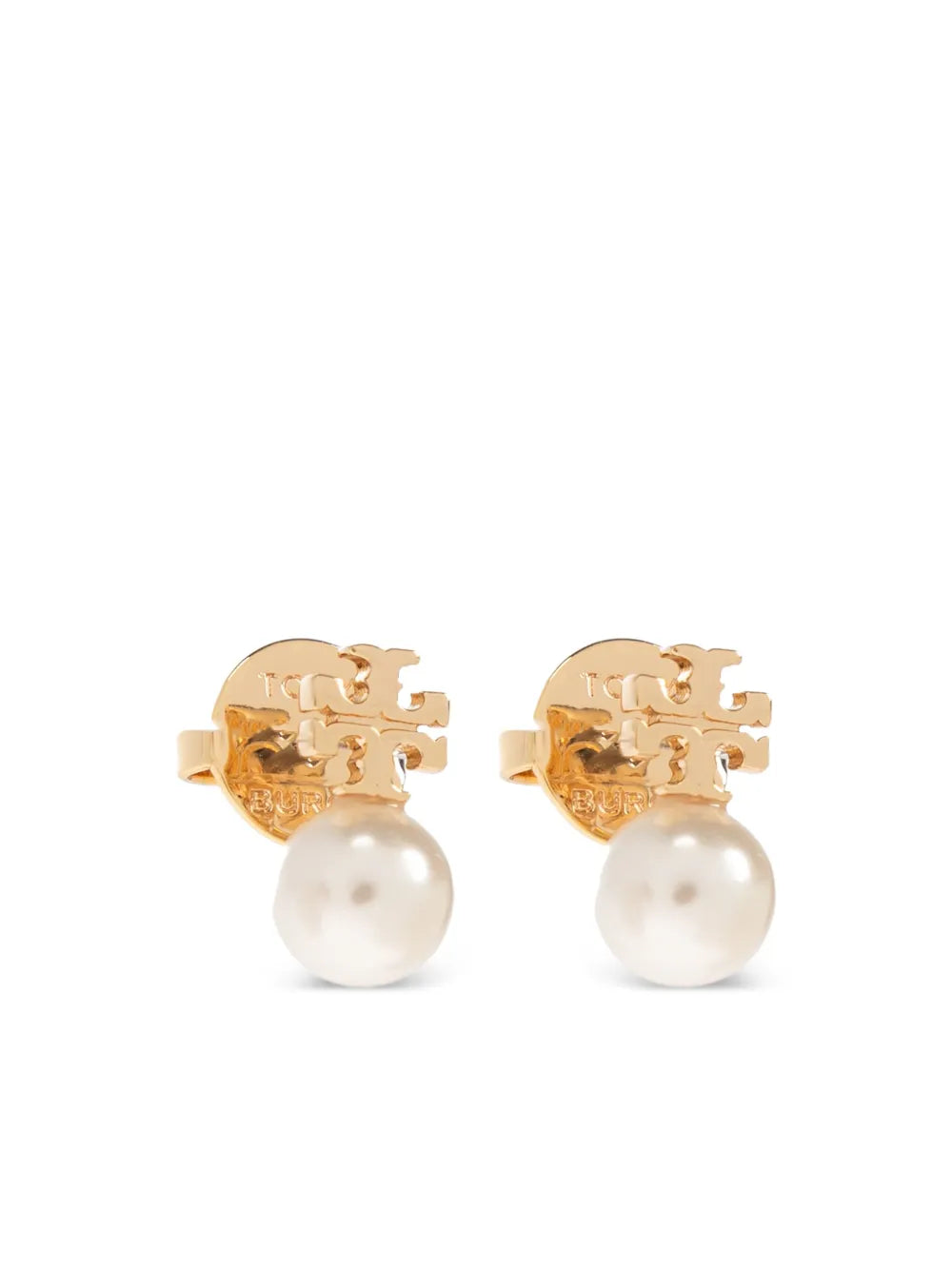 Pearl stud earrings