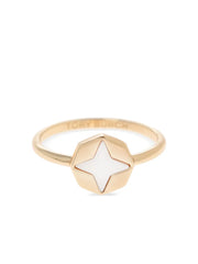 charm-embellished ring (set of three)