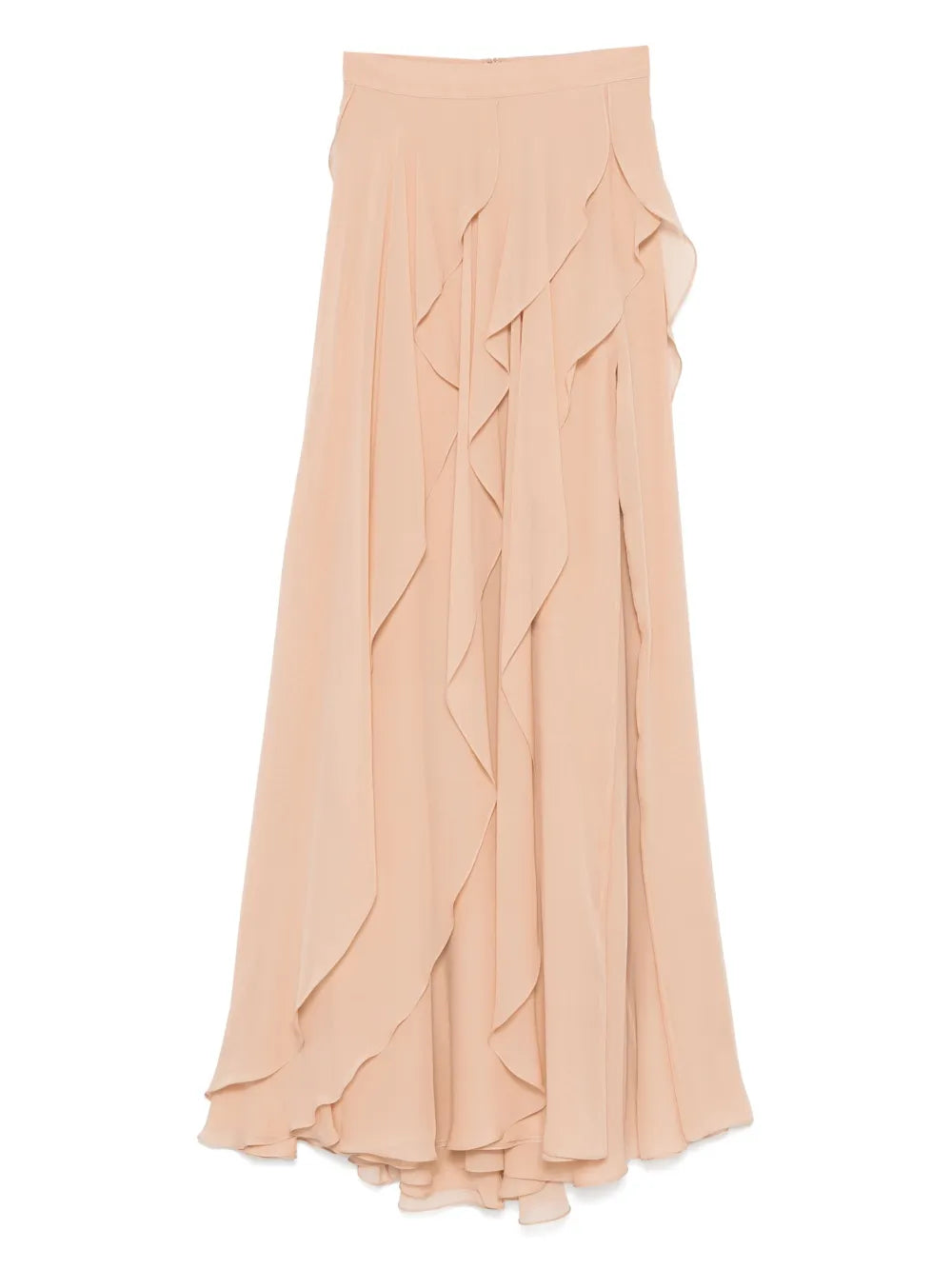 Silk Midi Skirt