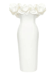 Meringue midi dress