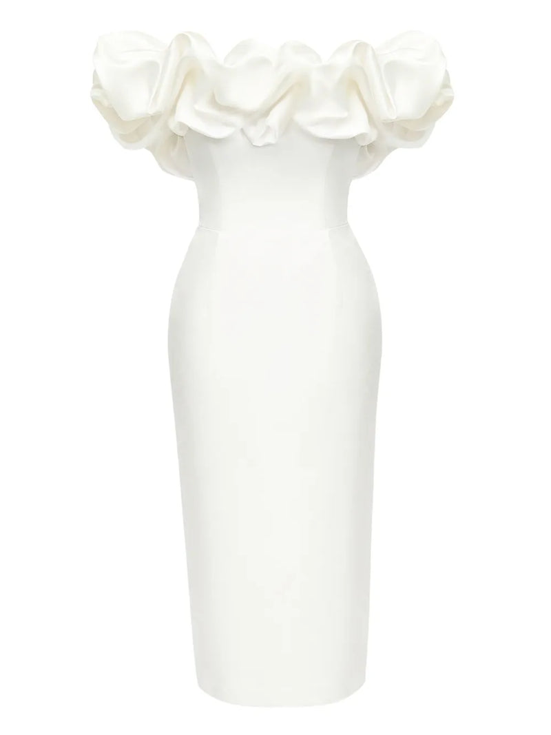 Meringue midi dress