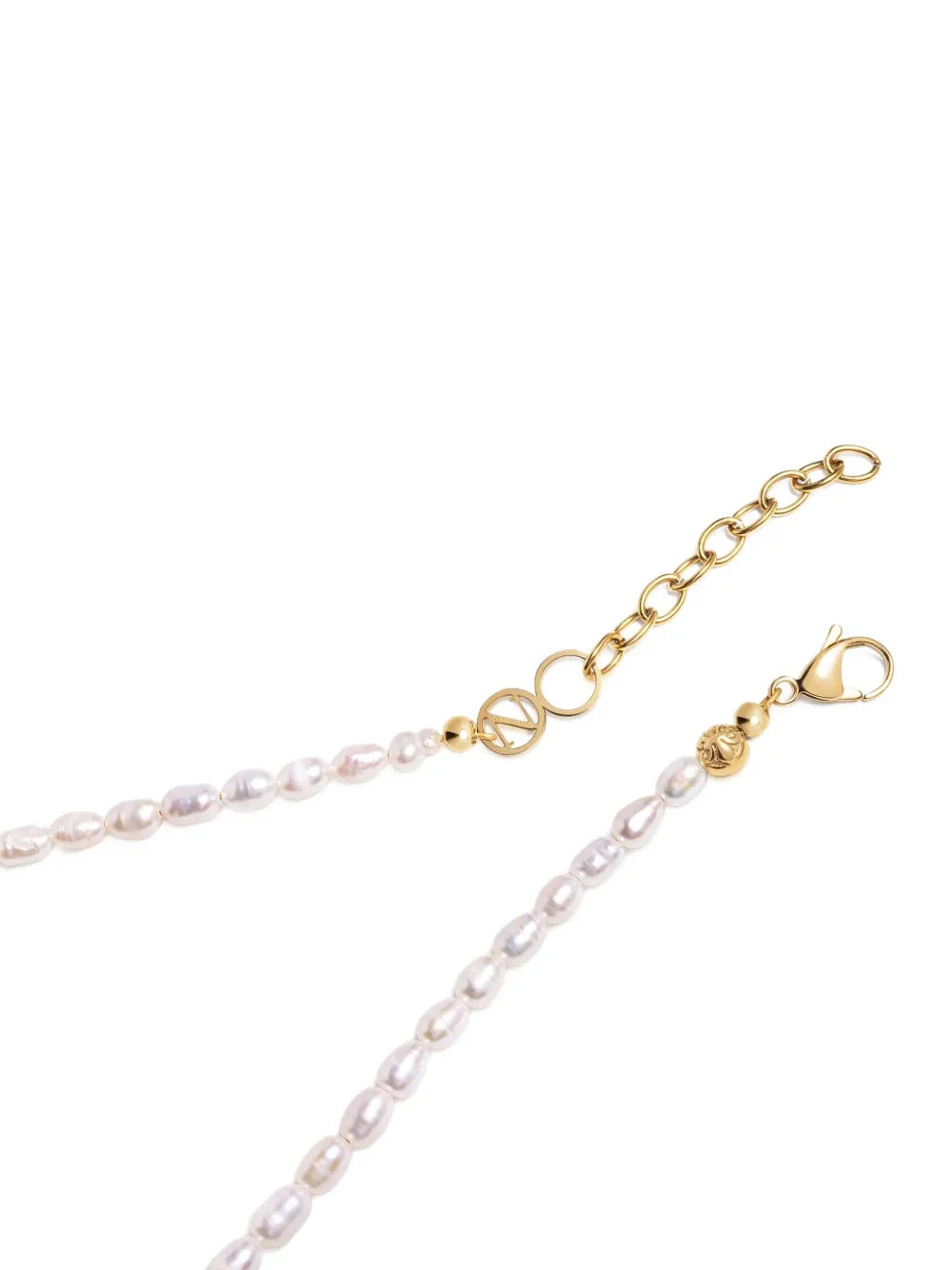 pearl-embellished necklace