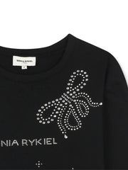 crystal-embellished logo T-Shirt