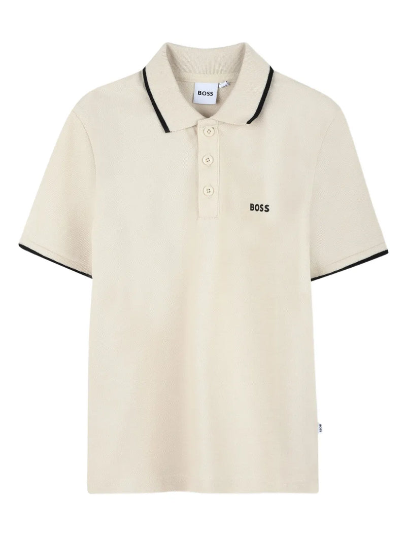 short-sleeve logo-detail polo shirt