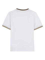 contrast-trim short-sleeve T-Shirt