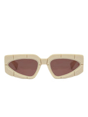 sculpted-frame sunglasses