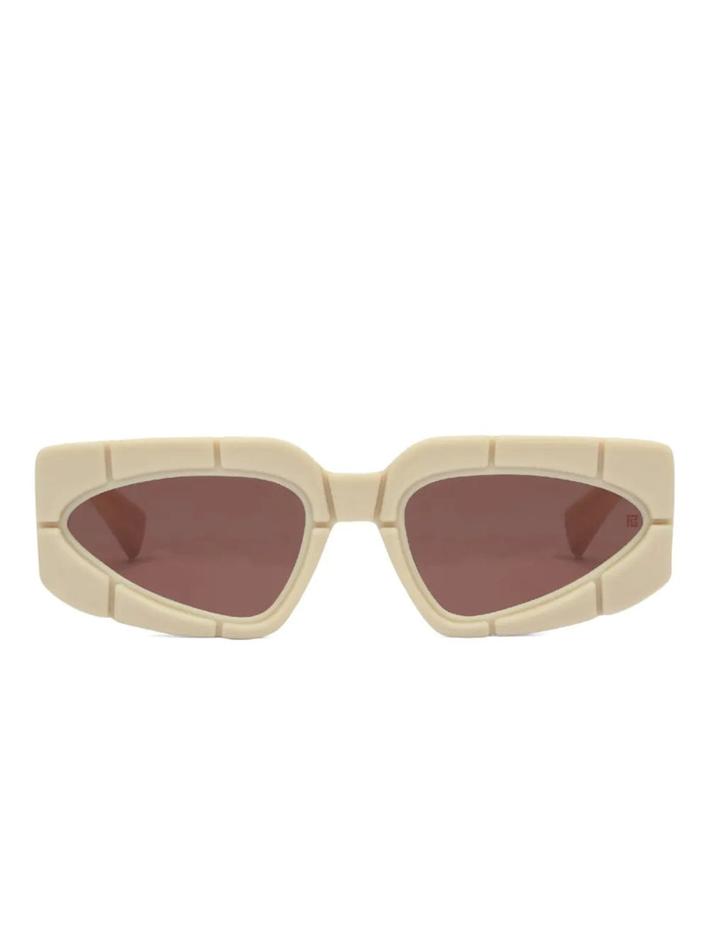 sculpted-frame sunglasses