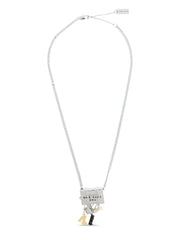 chain-link pendant necklace
