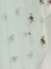 asymmetric sequin-embellished dress