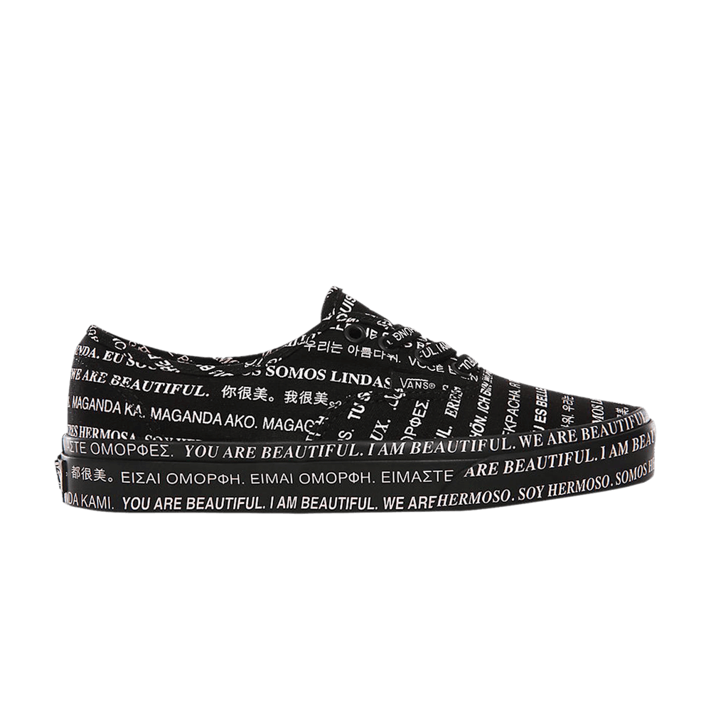 Vans Authentic We Are Beautiful - Black