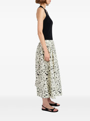 Floral Print Midi Skirt