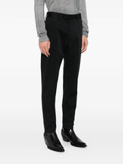 tapered-leg trousers