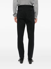 tapered-leg trousers