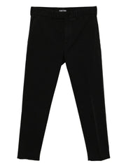 tapered-leg trousers