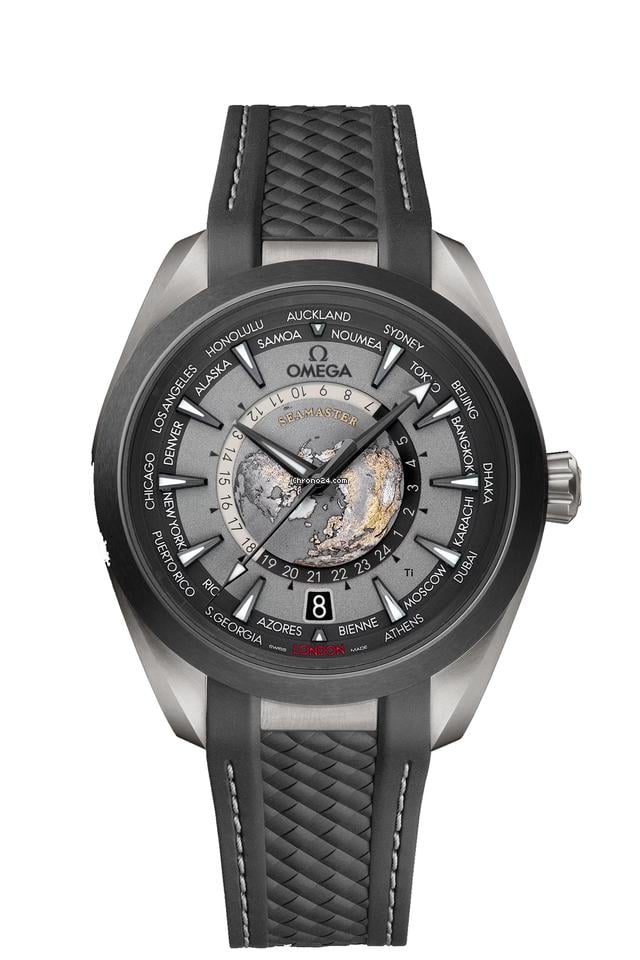 Omega Seamaster Aqua Terra Worldtimer NEW UNWORN Aqua Terra GMT Worldtimer Co-Axial Chronometer 43mm Watch 220.92.43.22.99.001