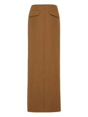 knitted maxi skirt