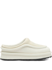 Pillow slip-on sculpted mules