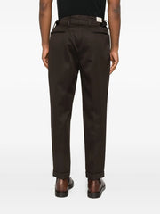 pleated cuffed trousers