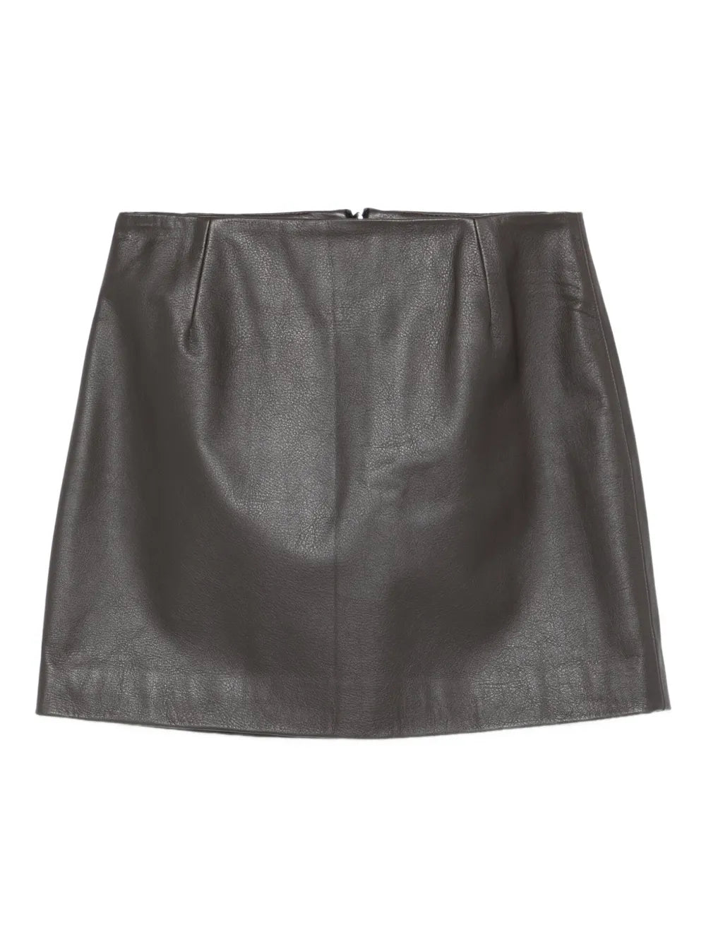 leather mini skirt